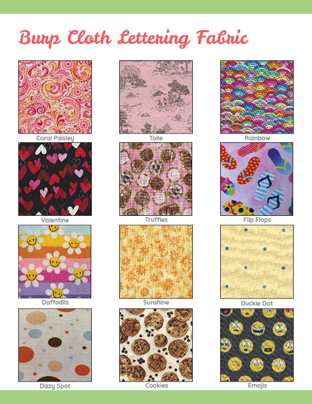 Burp Cloths