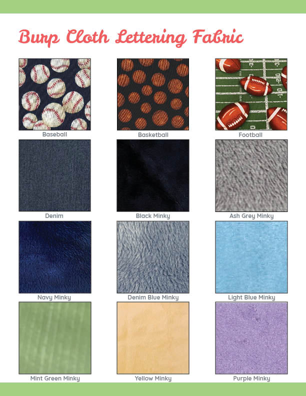 Burp Cloths